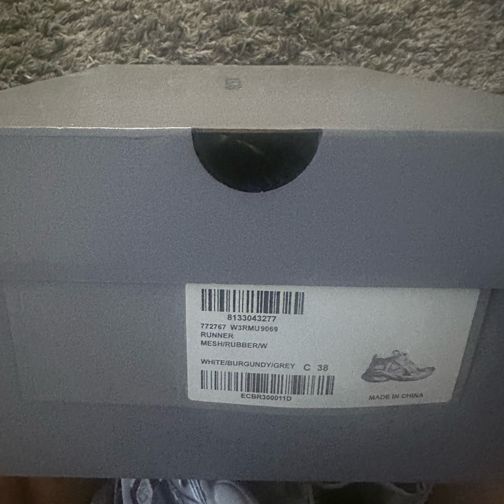Balenciaga Runner Sneaker, Burgundy - Picture 9 of 11